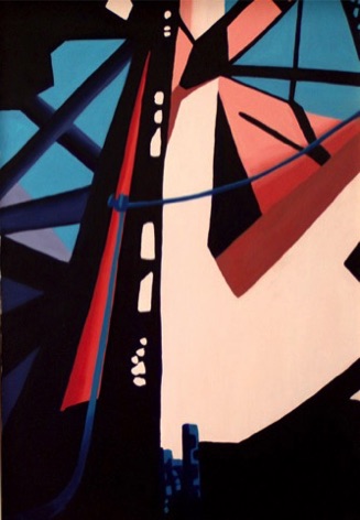 Cleveland I, 1998, Oil on canvas, 
36" x 24"
